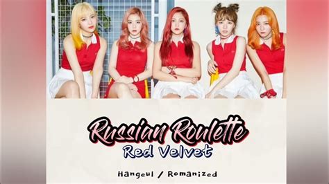 russian roulette romanized|Red Velvet.